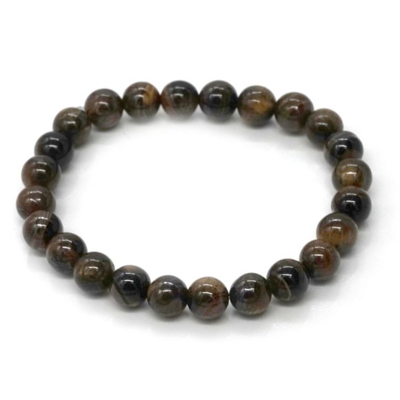 Bracelet Genuine Tiger's Eye. OS. - Picture 1 of 3